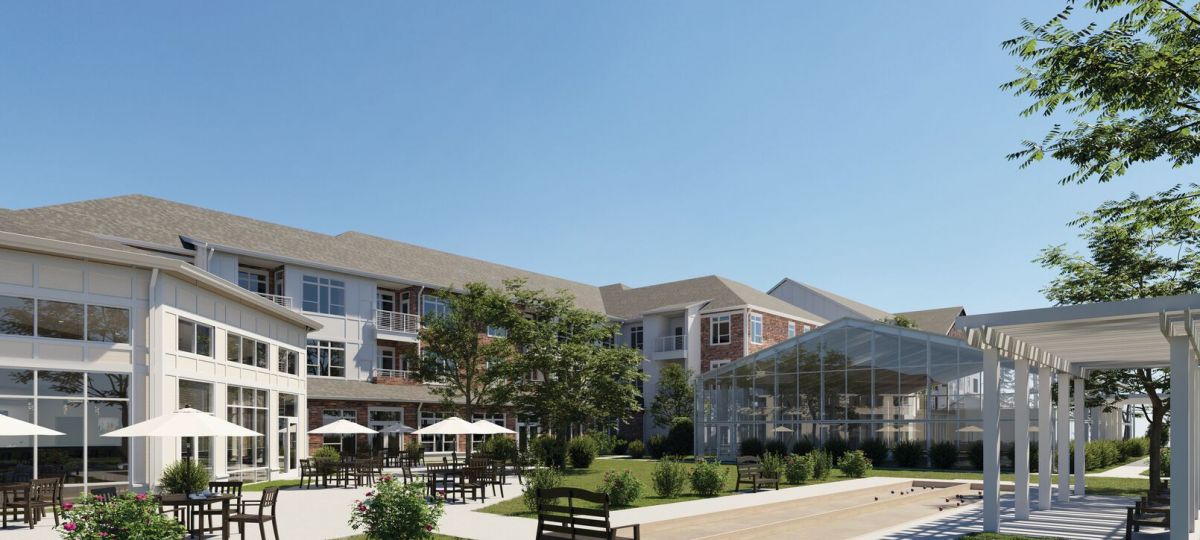 Avery Point courtyard view